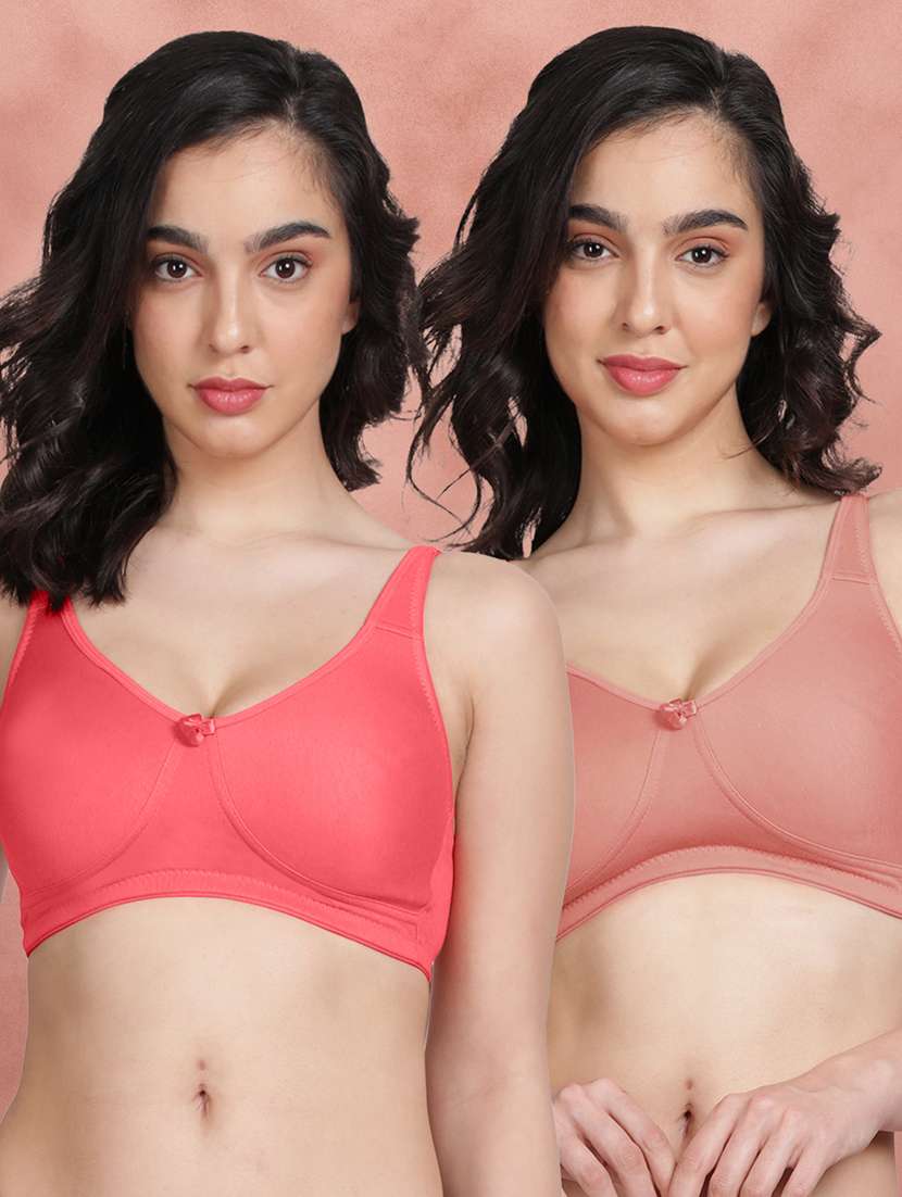 women pack of 2 solid regular bra - 21388993 - Zoom Image - 0
