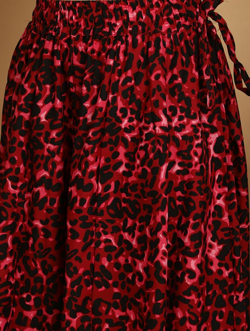 women multicolored printed set of 2 flared palazzo - 21389038 - Standard Image - 5