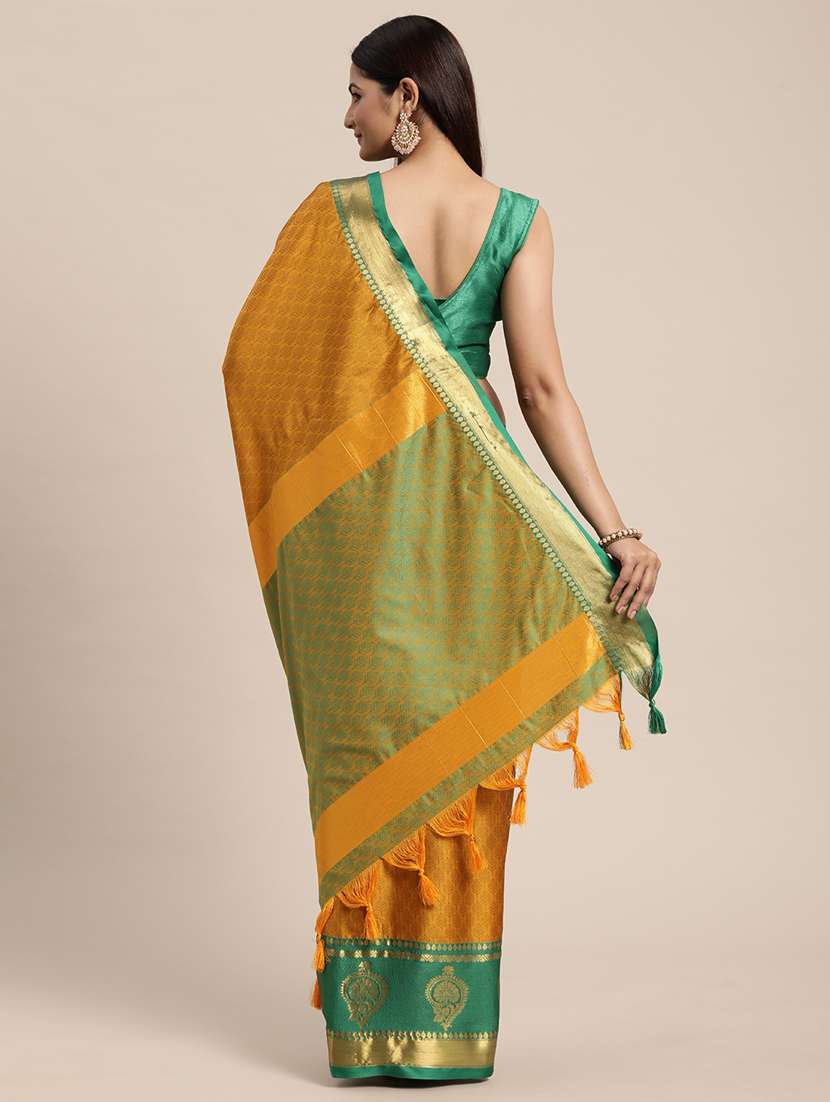 women self desig dharmavaram saree with blouse - 21389323 -  Standard Image - 3