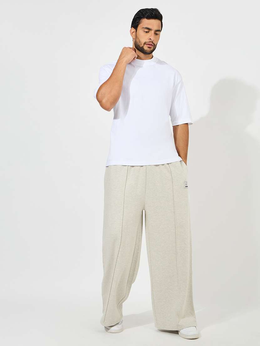 Buy online Men Solid Loose Fit Track Pant from Sports Wear for Men