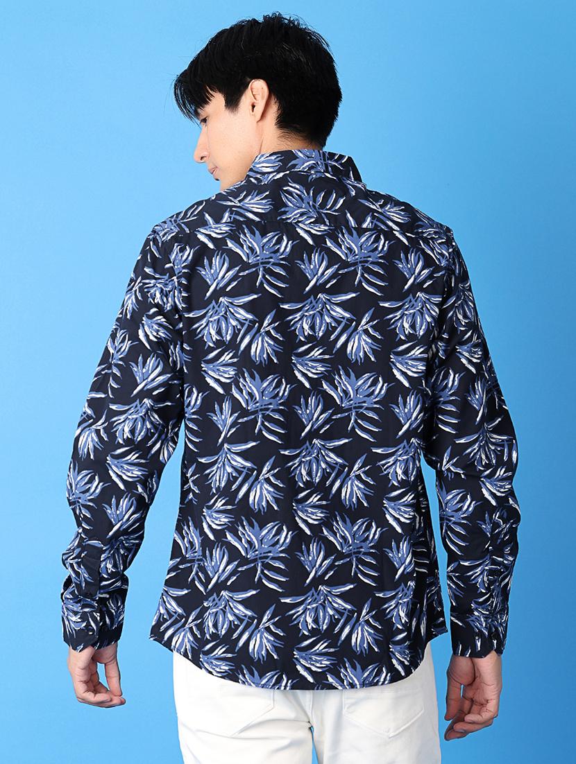 men printed long sleeves casual shirt - 21389799 - Standard Image - 3
