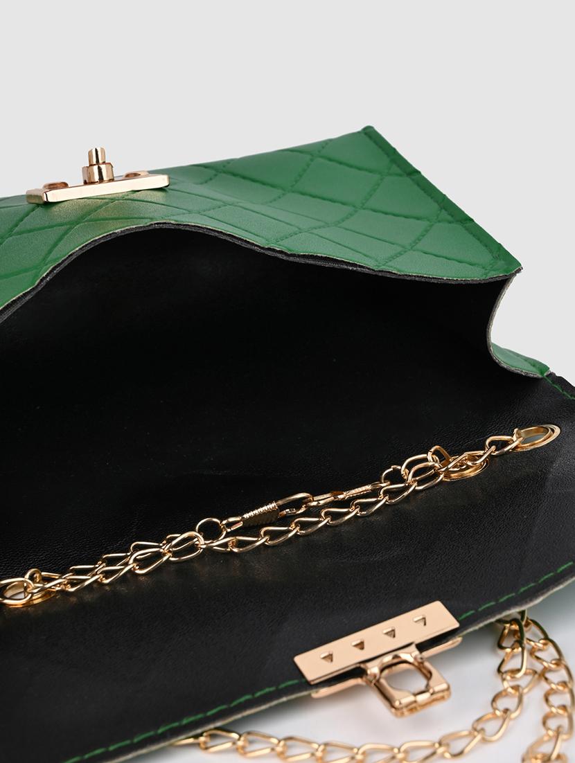 women green pu sling bag - 21390817 - Standard Image - 3