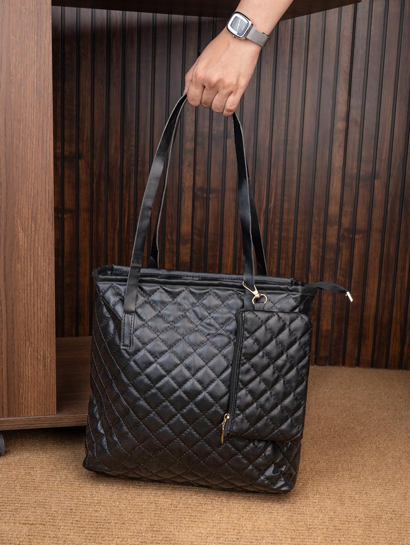 women black pu handbag - 21390840 - Standard Image - 3