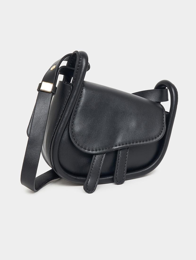 women black pu sling bag - 21390841 - Zoom Image - 0