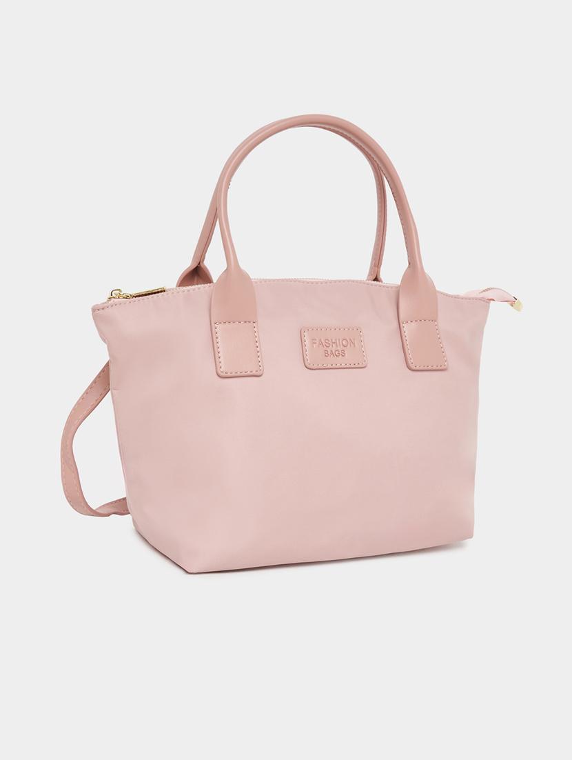 women pink pu handbag - 21390851 - Zoom Image - 0