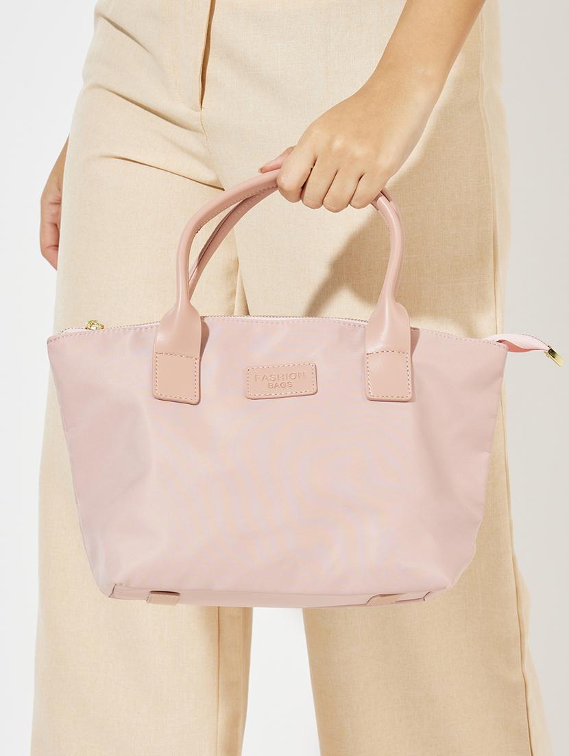 women pink pu handbag - 21390851 - Standard Image - 3