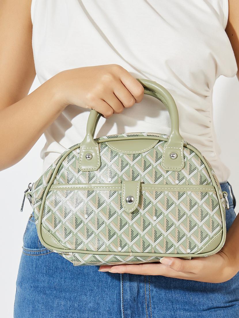 women green pu handbag - 21390852 - Standard Image - 5