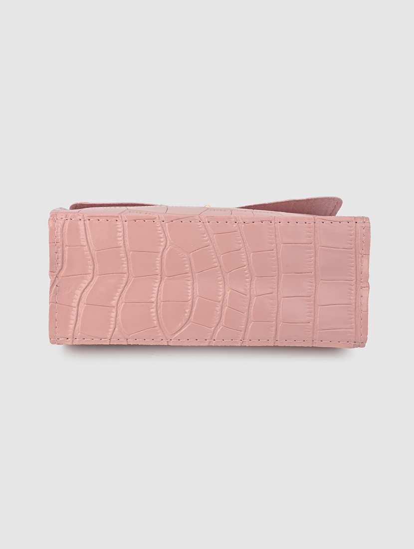 pink pu sling bag - 21390859 -  Standard Image - 3