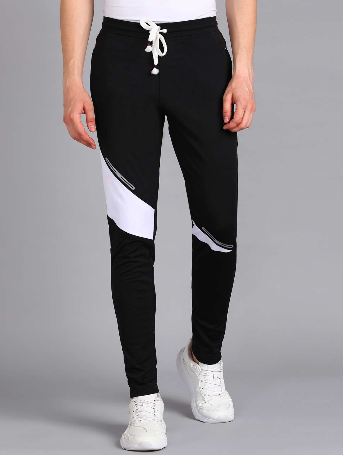 men black slim fit track pant - 21391164 -  Zoom Image - 0