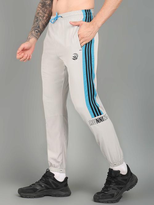 men mid rise side taped joggers - 21391196 - Standard Image - 0