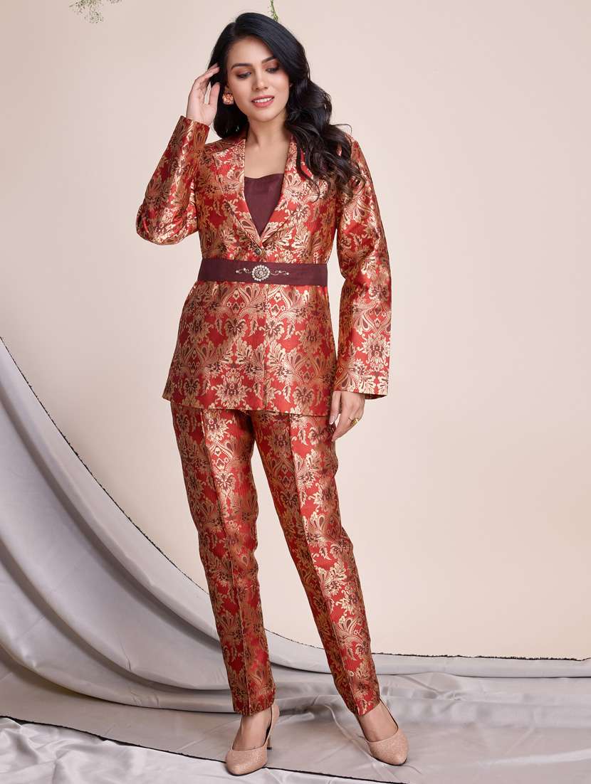 women self design ethnic co-ord set - 21391628 - Zoom Image - 0