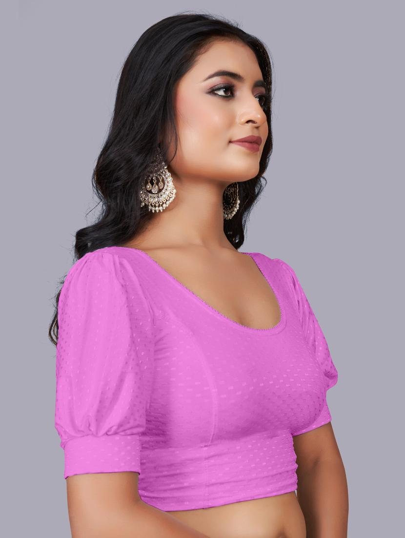women self design stitched blouse - 21391641 - Standard Image - 3