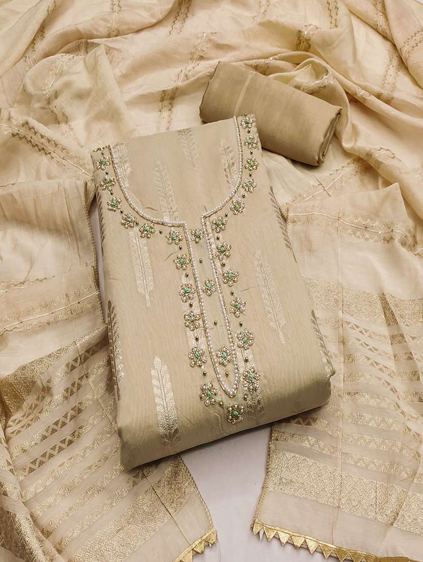 women embroidered unstitched suits