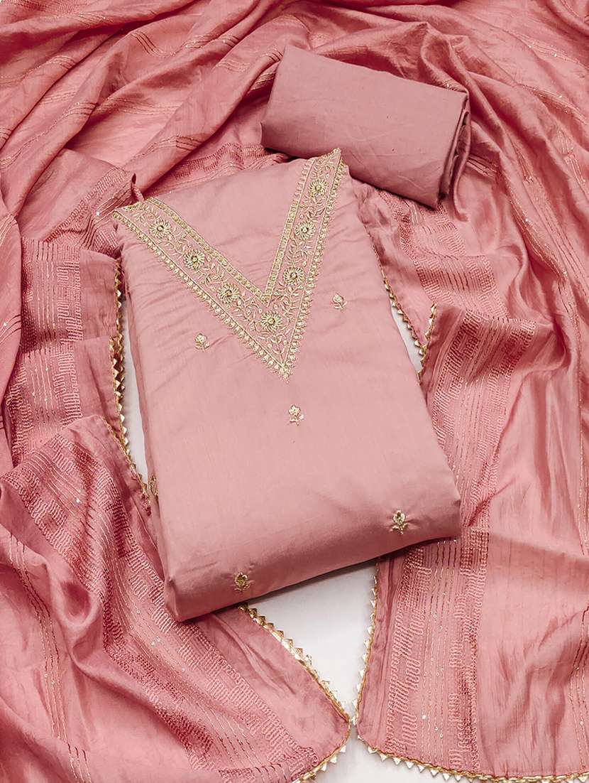 women embroidered unstitched suits