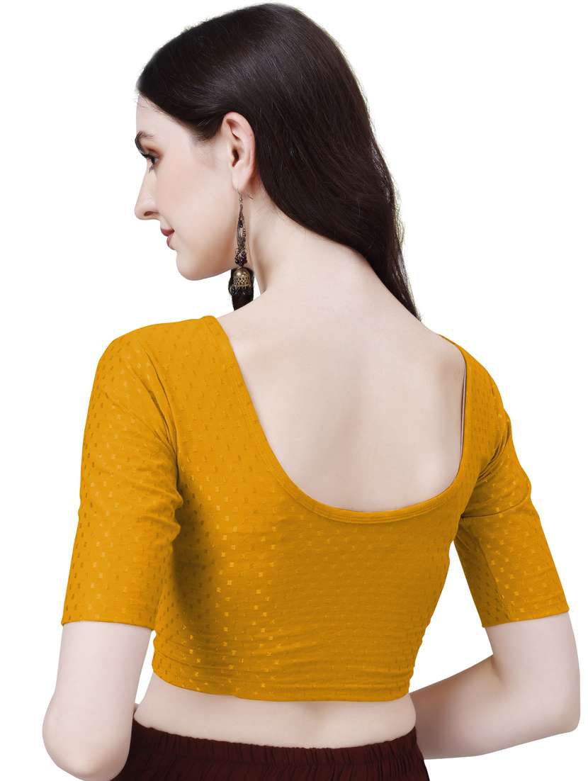 women self design stitched blouse - 21391880 - Standard Image - 3