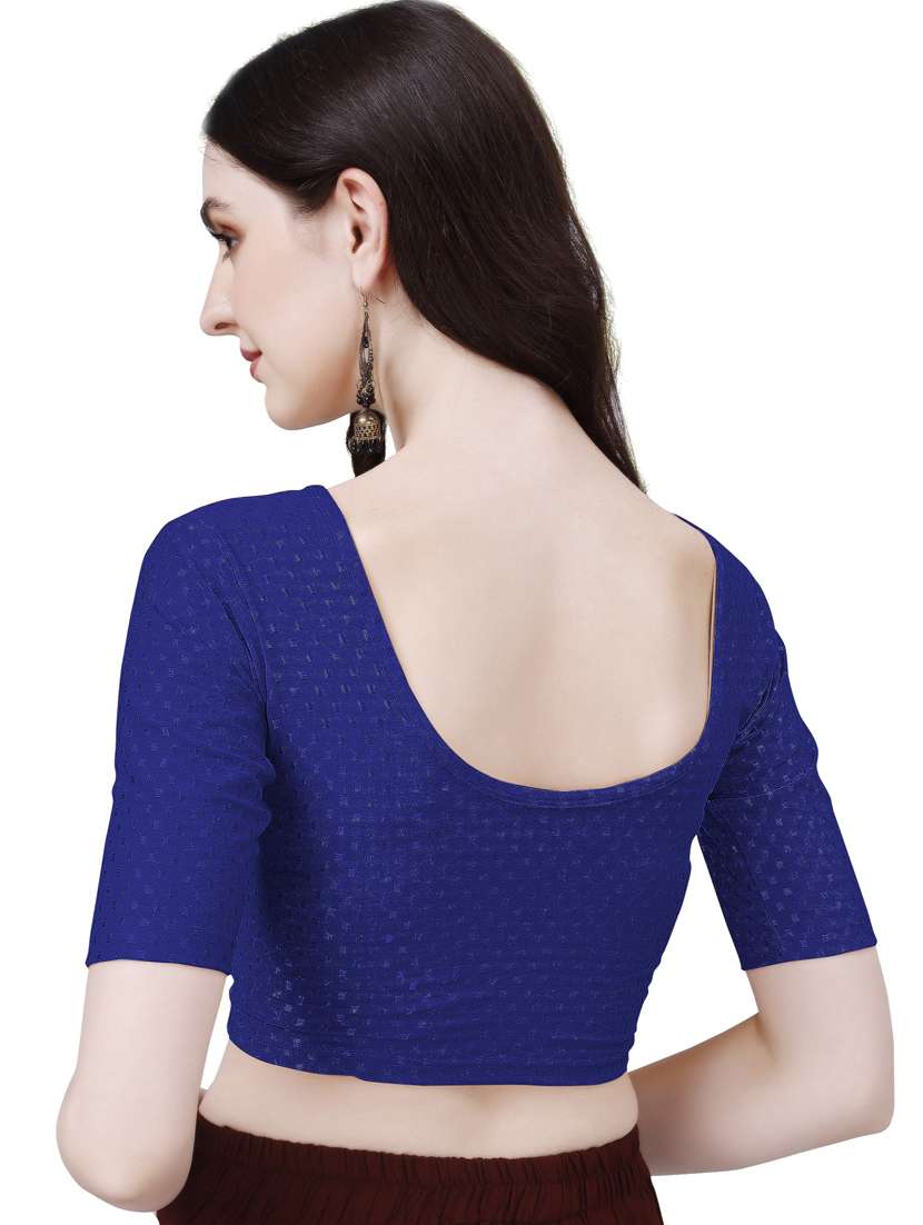 women self design stitched blouse - 21391886 - Standard Image - 3