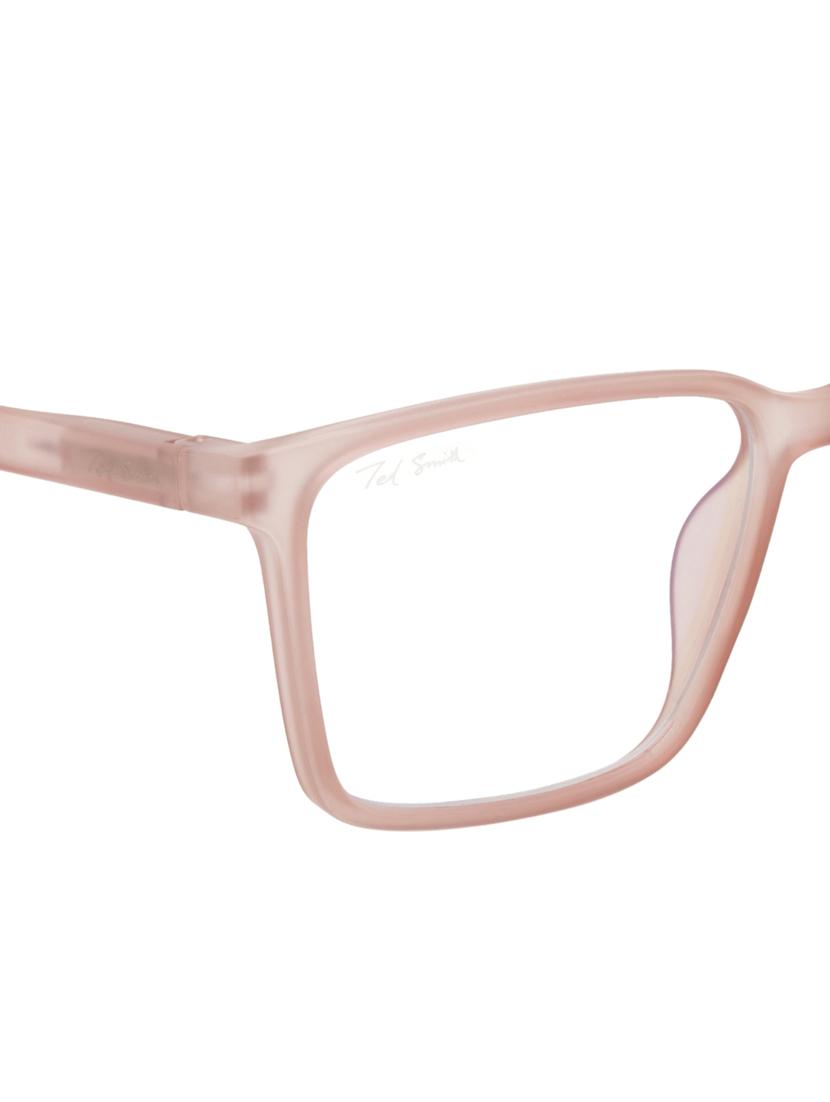 ted smith hustle bluecut & antiglare computer eyeglasses| wayfarer|blue light blocking| brown casual spectacles| 53-16-140 - 21392012 - Standard Image - 3