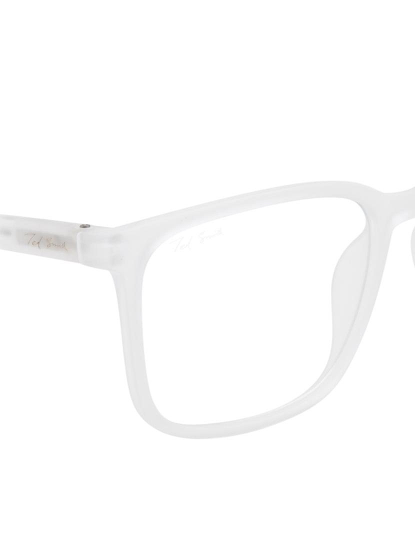 ted smith hustle bluecut & antiglare computer eyeglasses| wayfarer|blue light blocking| white casual spectacles| 54-18-140 - 21392038 - Standard Image - 3