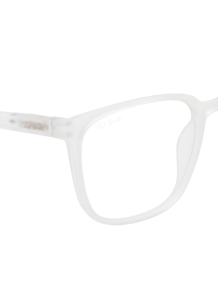 ted smith hustle bluecut & antiglare computer eyeglasses| wayfarer|blue light blocking| white casual spectacles| 53-17-140 - 21392042 - Standard Image - 3