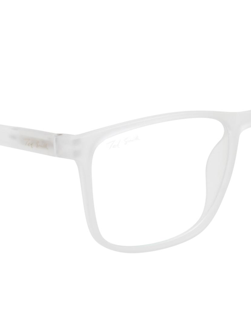 ted smith hustle bluecut & antiglare computer eyeglasses| wayfarer|blue light blocking| white casual spectacles| 53-18-140 - 21392043 - Standard Image - 3
