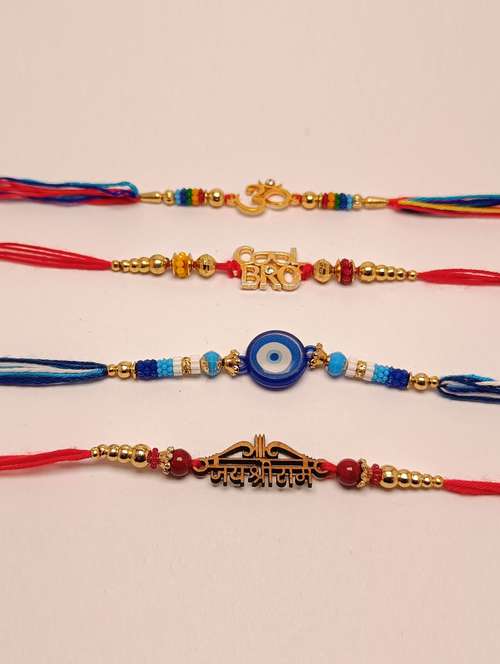 pack of 4 thread rakhi - 21392082 -  Standard Image - 0