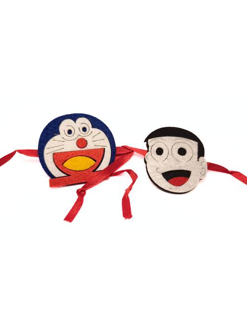 dora nobita 2 inch big size kids rakhi - 21392083 - Standard Image - 0