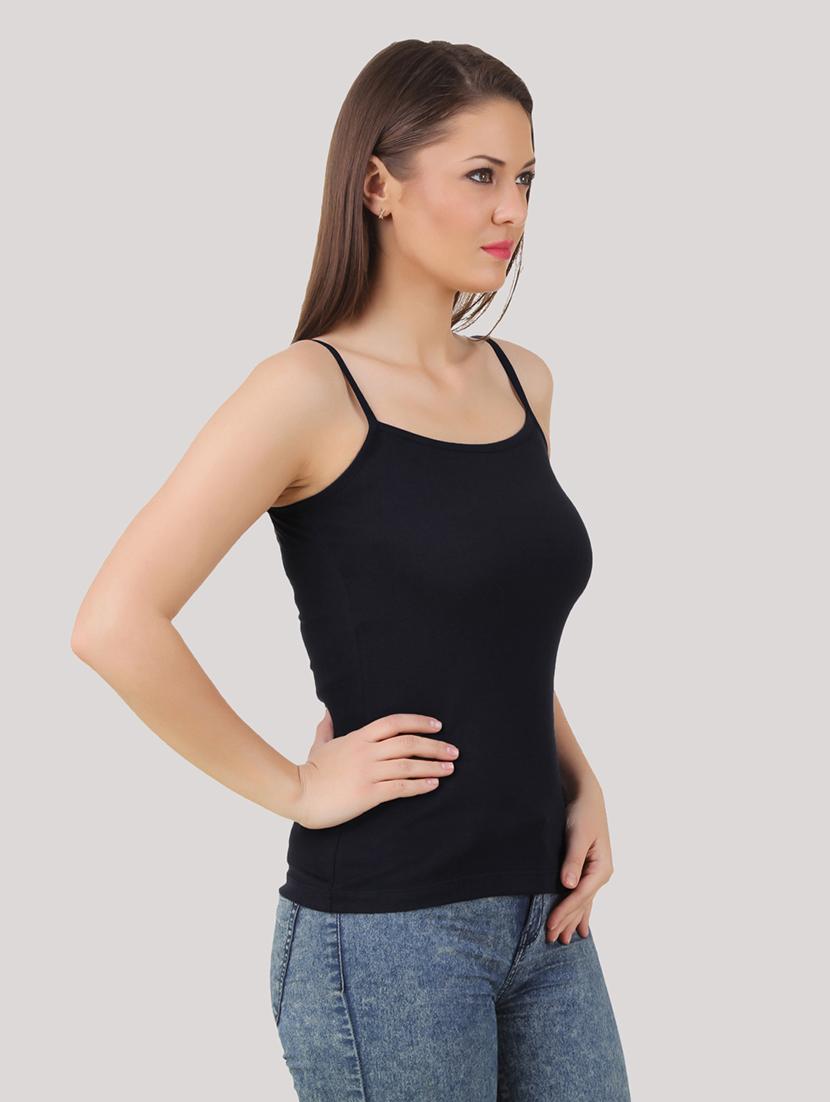 pack of 3 multi colored cotton camisole - 21392277 - Standard Image - 3