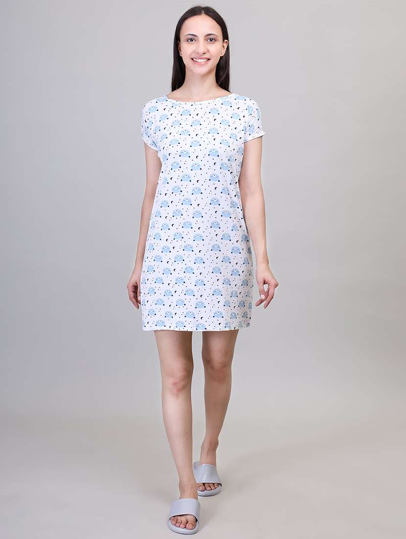 women white cotton sleepshirt