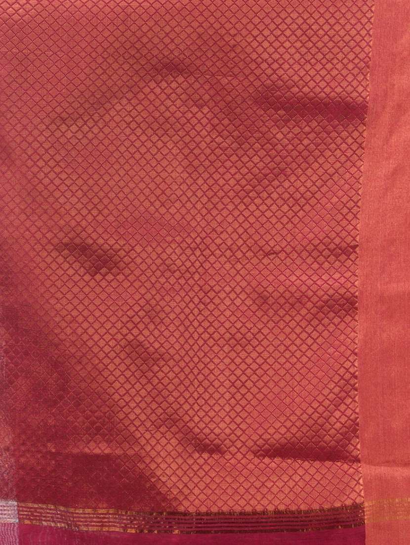 self design handloom saree with blouse - 21392456 -  Standard Image - 3