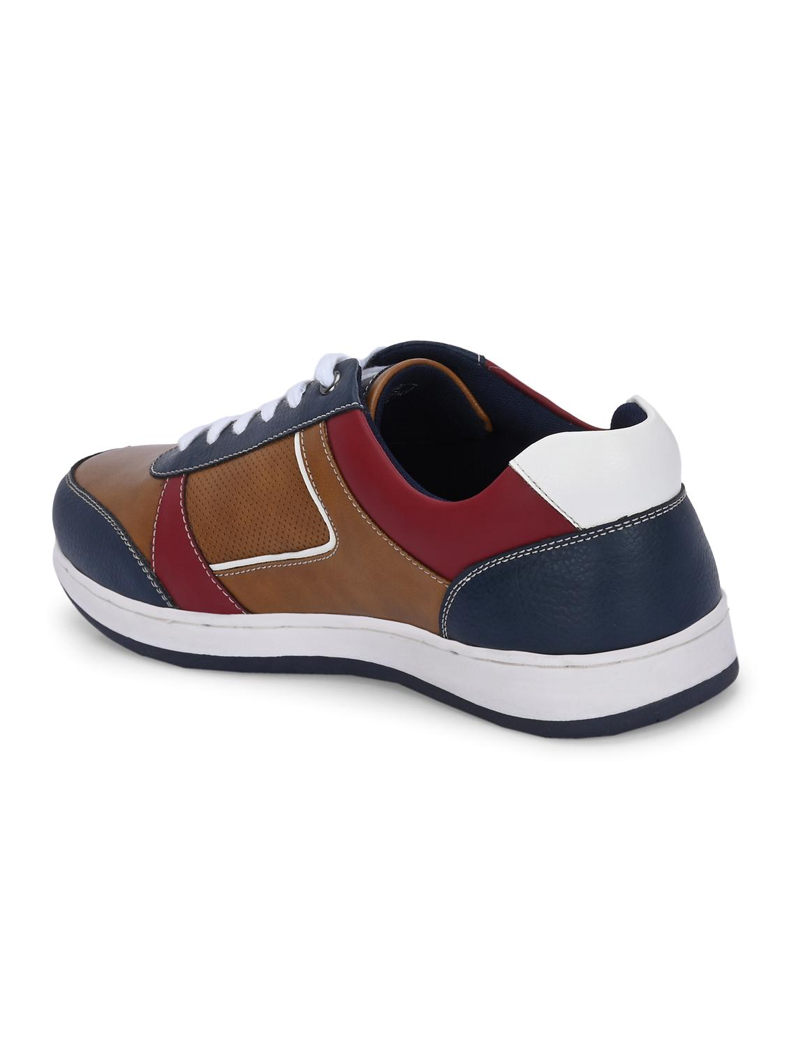 men color block lace up sneakers - 21393657 - Standard Image - 3