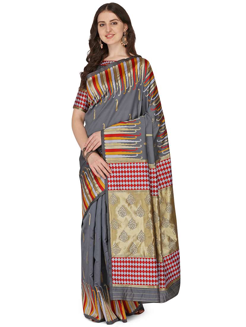 women self design southern silk saree with blouse - 21395261 -  Zoom Image - 0