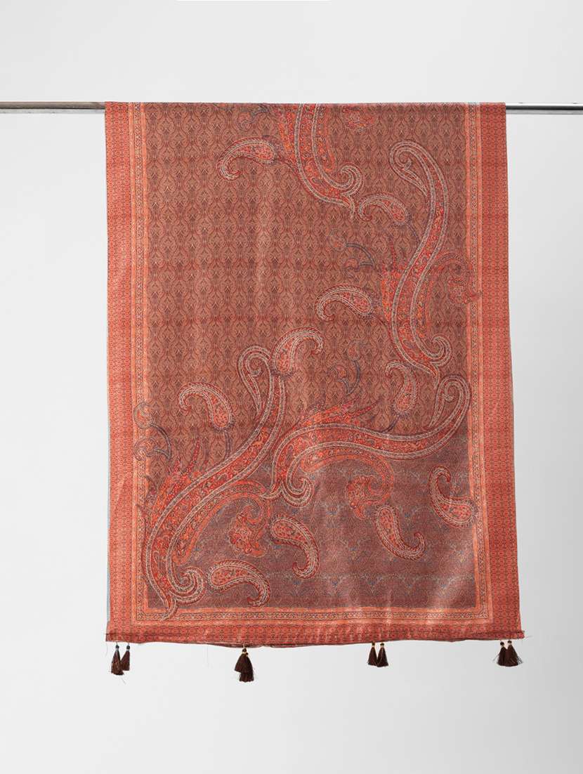 sangam prints multi color cotton printed traditional tassel dupatta - 21395410 - Standard Image - 3