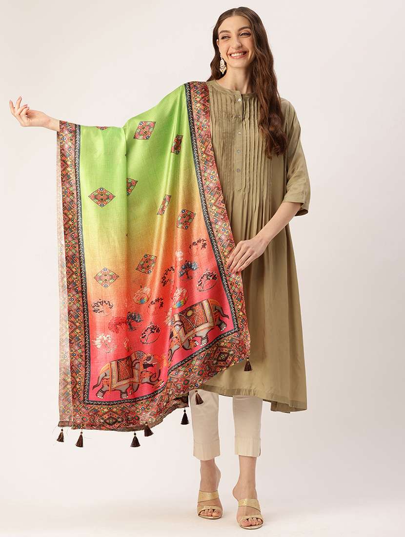 women self-designed dupatta - 21395413 -  Zoom Image - 0