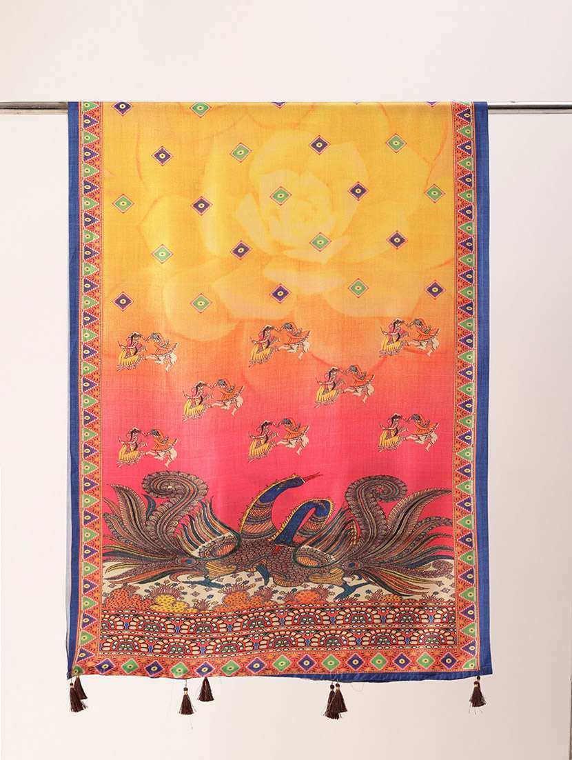 women printed dupatta - 21395420 - Standard Image - 3