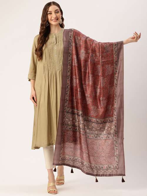 women printed dupatta - 21395421 -  Standard Image - 0