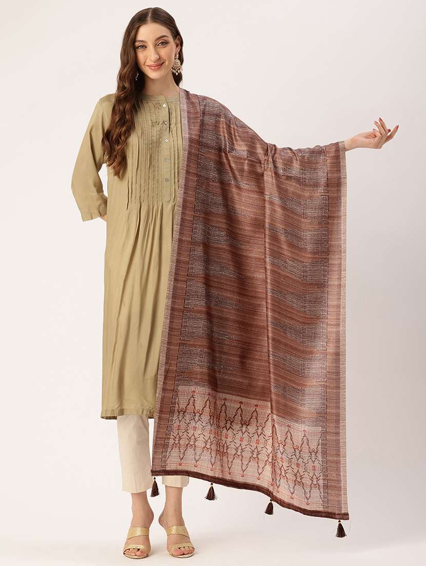 women self-designed dupatta - 21395442 -  Zoom Image - 0