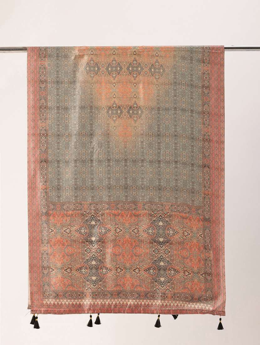 sangam prints multi color cotton printed traditional tassel dupatta - 21395444 - Standard Image - 3