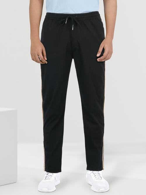 men mid-rise side taped track pant - 21395454 - Standard Image - 0