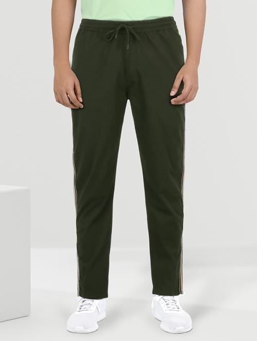 men mid-rise side taped track pant - 21395455 -  Standard Image - 0