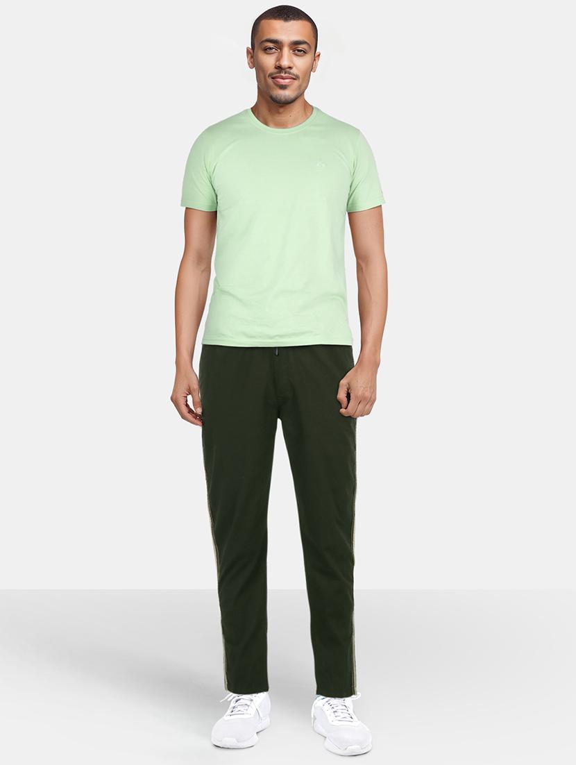 men mid-rise side taped track pant - 21395455 - Standard Image - 3