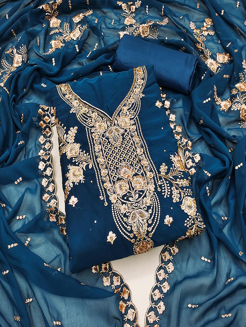women embroidered unstitched suit set - 21397346 - Zoom Image - 0