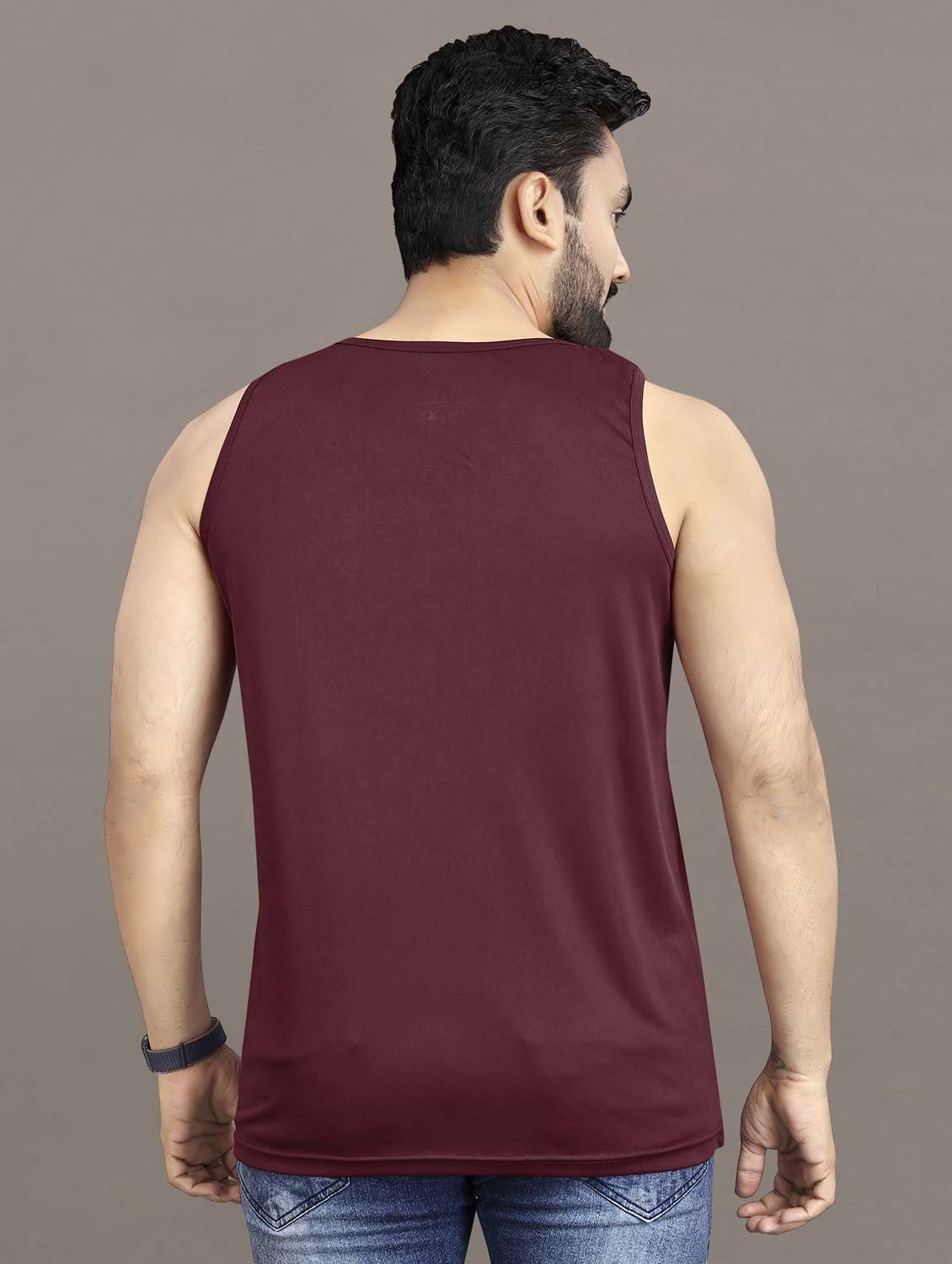 men's pack of 2 printed vest - 21397468 -  Standard Image - 5