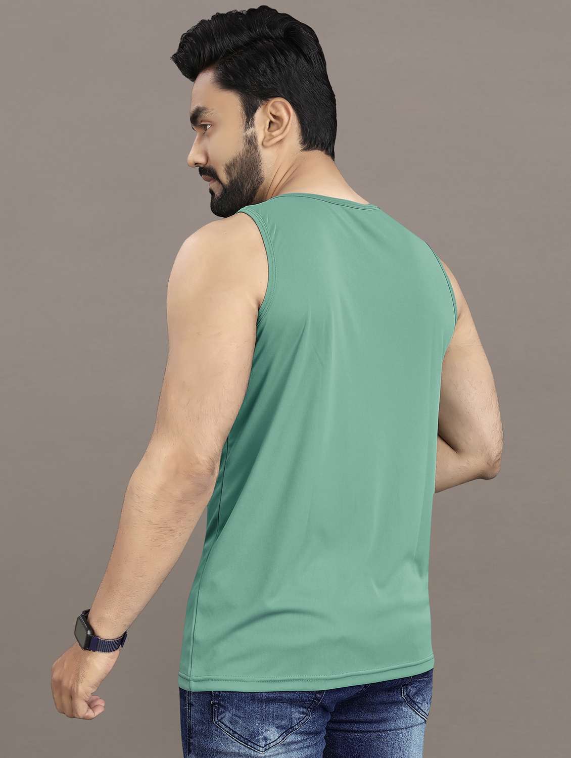 men's pack of 2 printed vest - 21397473 -  Standard Image - 3