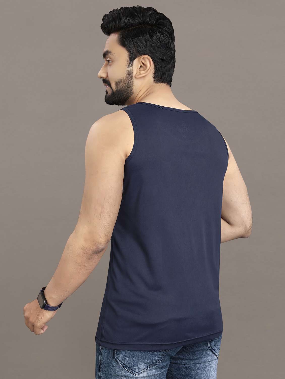 men's pack of 2 printed vest - 21397477 -  Standard Image - 5