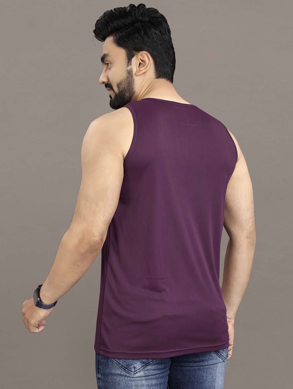 men's pack of 2 printed vest - 21397488 -  Standard Image - 3