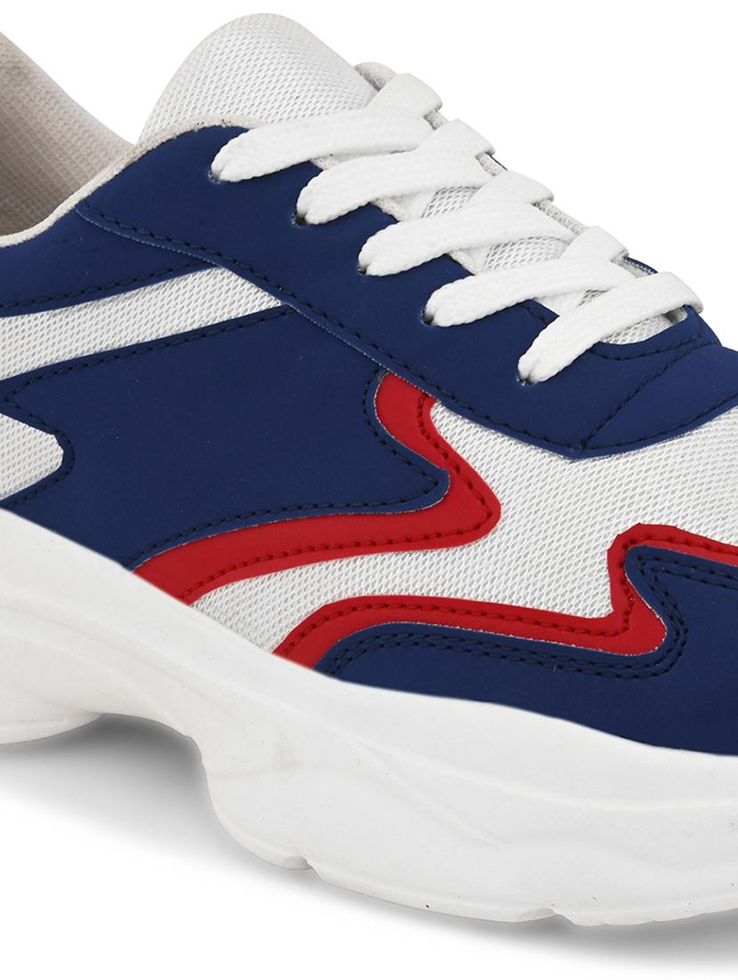 multicolored color block lace-up sneaker - 21397523 - Standard Image - 3