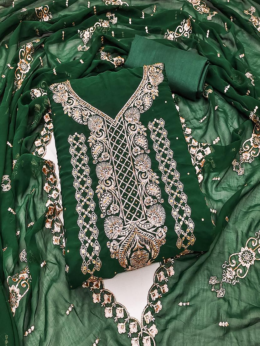 women embroidered unstitched suit set - 21399187 - Zoom Image - 0