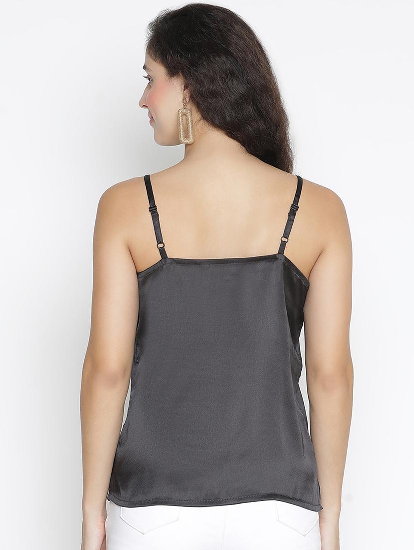 black solid a line top - 21399446 - Standard Image - 3
