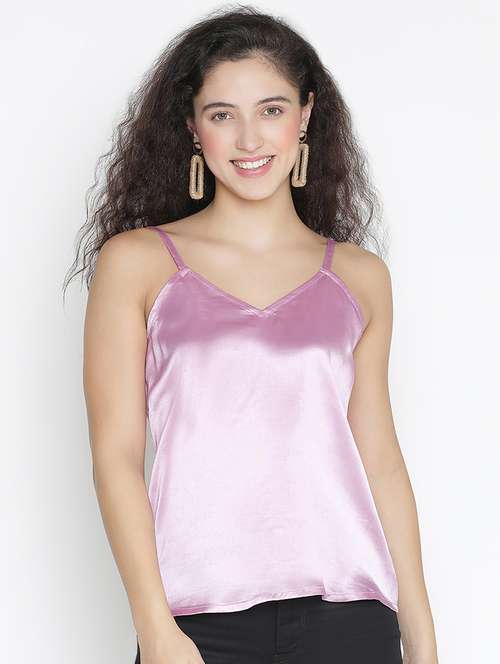 lavender solid regular top - 21399512 - Standard Image - 0