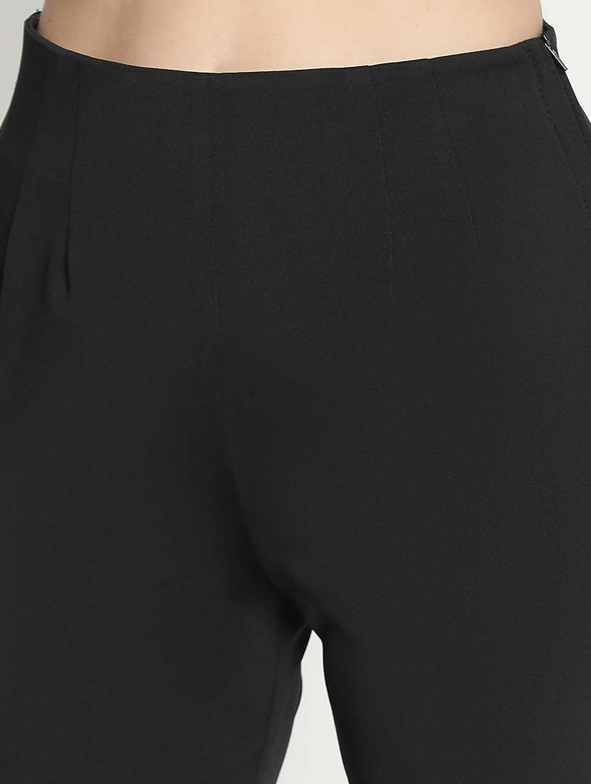 women mid-rise solid tailored pants - 21399565 - Standard Image - 5